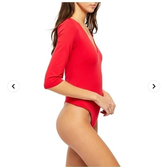 Free People Wear my Heart Tie Back Bodysuit - Picture 3 of 4